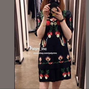 Zara | Dresses | Zara Floral Bird Embroidered Short Dress | Poshmark Zara | Dresses | Zara Floral Bird Embroidered Short Dress | Poshmark